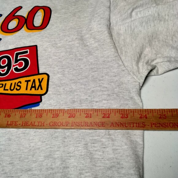 Vintage 1990s 60 Year Old Shirt Lee XL Im not 60 Im 59.95 Plus Tax Old Birthday - Picture 11 of 13